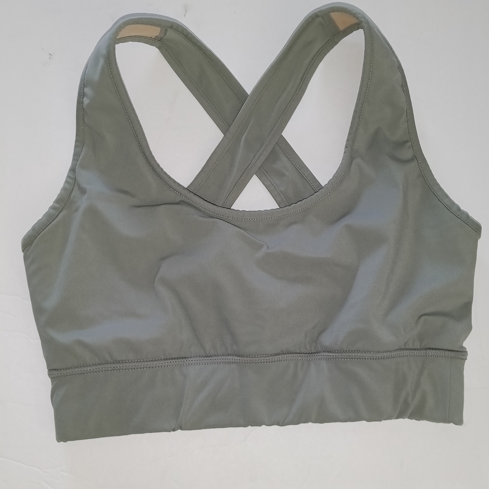 Crisscross Active Sports Bra in Olive